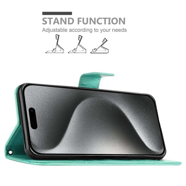Xiaomi RedMi NOTE 9 Skal Fodral i blomdesign Mobilskydd Case Cover med magnetisk stängning, ståfunktion och kortplatser
