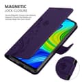 Miniatyrbild 4 av 7: Xiaomi RedMi NOTE 9 Skal Fodral i blomdesign Mobilskydd Case Cover med magnetisk stängning, ståfunktion och kortplatser