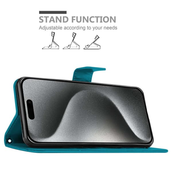 Xiaomi RedMi NOTE 9 Skal Fodral i blomdesign Mobilskydd Case Cover med magnetisk stängning, ståfunktion och kortplatser