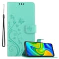 Miniatyrbild 1 av 7: Xiaomi RedMi NOTE 9 Skal Fodral i blomdesign Mobilskydd Case Cover med magnetisk stängning, ståfunktion och kortplatser