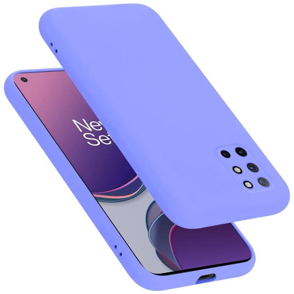Deksel til OnePlus 8T Silikondeksel TPU Case Cover Lilla