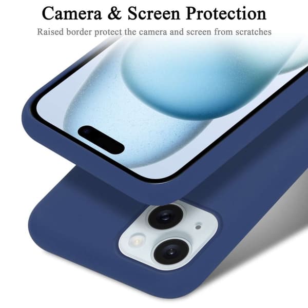 iPhone 15 PLUS Skal Fodral av flexibelt TPU-silikon Case Cover