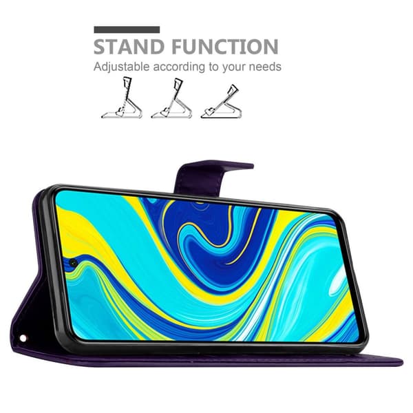 Xiaomi Mi NOTE 10 LITE Pungetui Cover Blomster ()