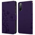 Miniatyrbild 7 av 7: Sony Xperia 10 II Skal Fodral i blomdesign Mobilskydd Case Cover med magnetisk stängning, ståfunktion och kortplatser