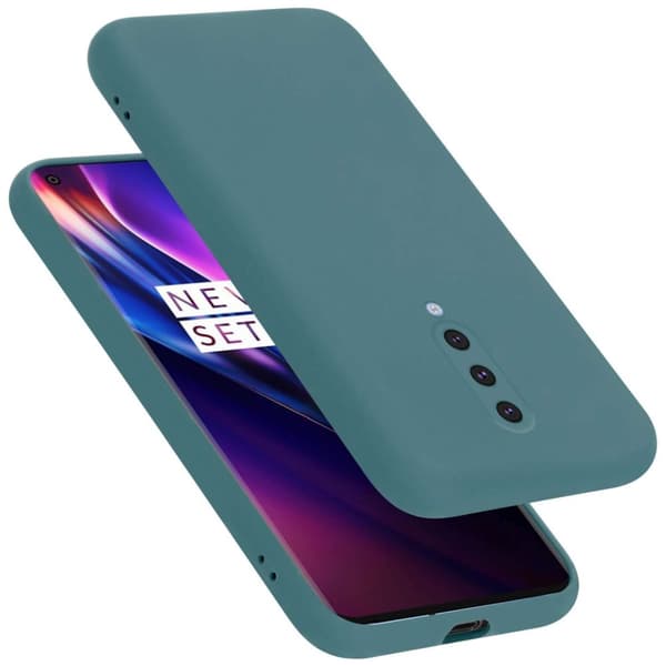 OnePlus 8 Skal Fodral av flexibelt TPU-silikon Case Cover LIQUID Grön