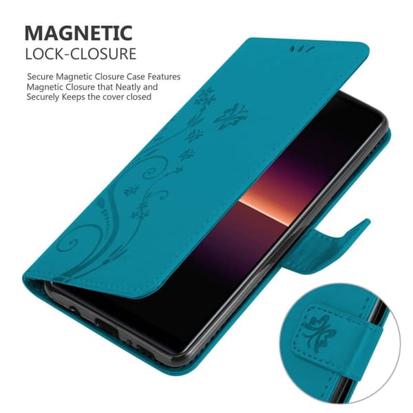 Sony Xperia L4 Pungetui Cover Blomster ()