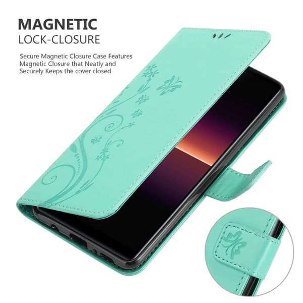 Sony Xperia L4 Pungetui Cover Blomster ()