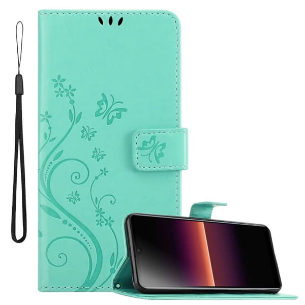 Sony Xperia L4 Pungetui Cover Blomster ()