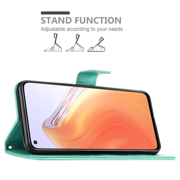 Samsung Galaxy S23 Skal Fodral i blomdesign Mobilskydd Case Cover med magnetisk stängning, ståfunktion och kortplatser