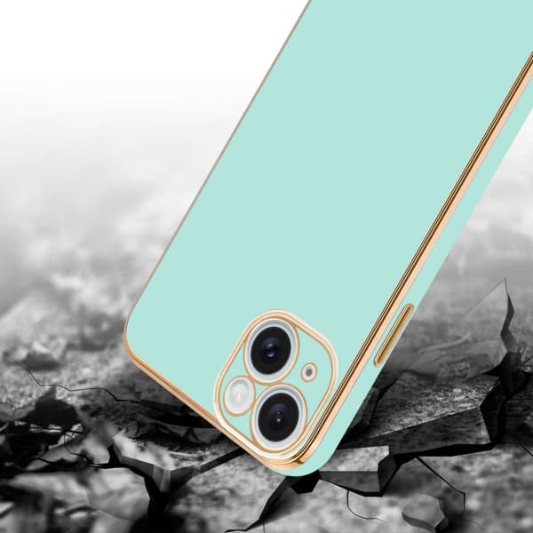 Silikondeksel til iPhone 15 PLUS med kamerabeskyttelse