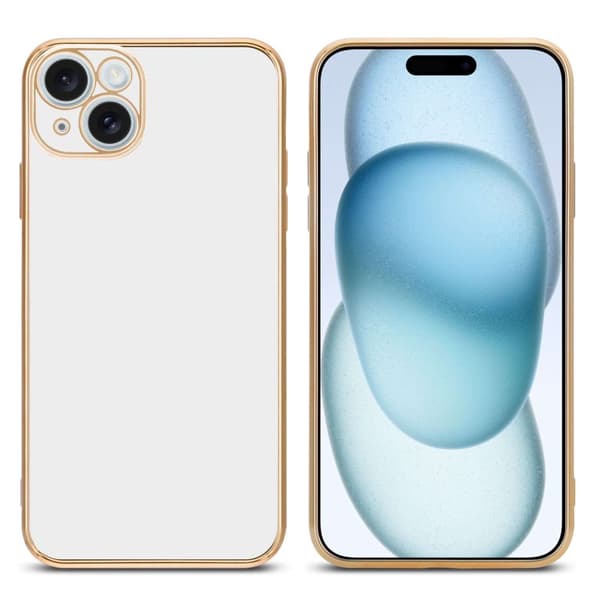 Silikondeksel til iPhone 15 PLUS med kamerabeskyttelse