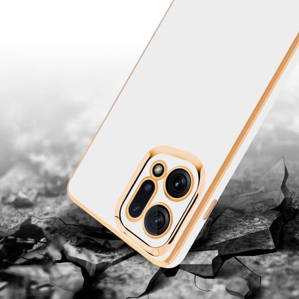 Oppo FIND X5 Fodral Mobilskydd Skal av flexibel TPU-silikon och med kameraskydd