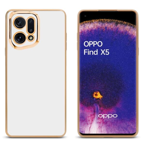 Oppo FIND X5 Fodral Mobilskydd Skal av flexibel TPU-silikon och med kameraskydd