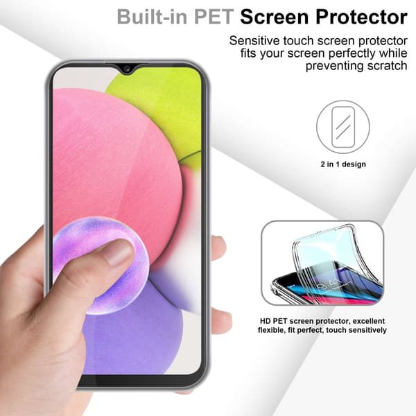 Cover Samsung Galaxy A03s Etui Case (Gennemsigtig)