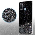 Miniatyrbild 4 av 6: Oppo A53 Skal Fodral Case Cover av flexibelt TPU-silikon med glittrande glitter