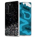 Miniatyrbild 1 av 6: Huawei P40 PRO / P40 PRO+ Skal Fodral Case Cover av flexibelt TPU-silikon med glittrande glitter