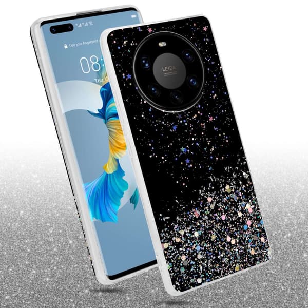 Deksel til Huawei MATE 40 PRO med glitrende glitter
