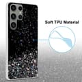 Miniatyrbild 3 av 6: Samsung Galaxy S23 ULTRA Skal Fodral Case Cover av flexibelt TPU-silikon med glittrande glitter