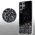 Miniatyrbild 4 av 6: Samsung Galaxy S23 ULTRA Skal Fodral Case Cover av flexibelt TPU-silikon med glittrande glitter