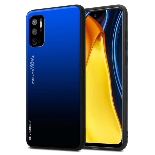 Cover Xiaomi RedMi NOTE 10 5G / POCO M3 PRO 5G Etui Case () BLÅ - SORT