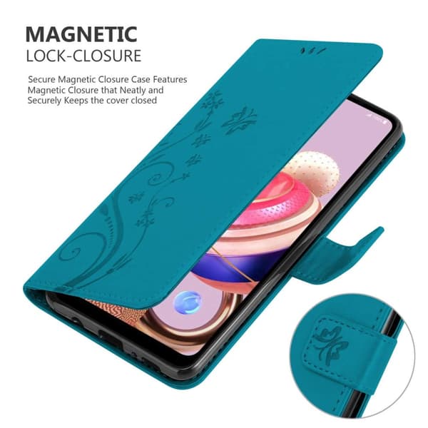 LG K51S Pungetui Cover Blomster ()