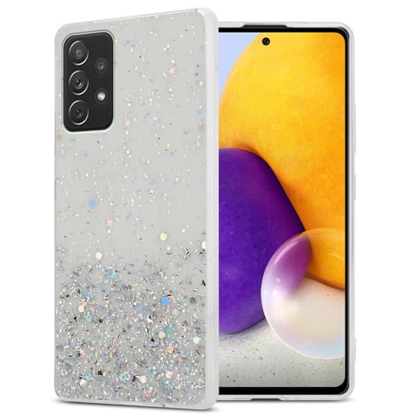 Samsung Galaxy A72 4G / 5G Skal Fodral Case Cover av flexibelt TPU-silikon med glittrande glitter