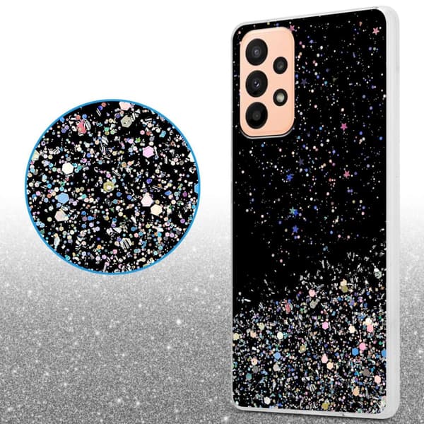 Deksel til Samsung Galaxy A23 4G / 5G med glitrende glitter