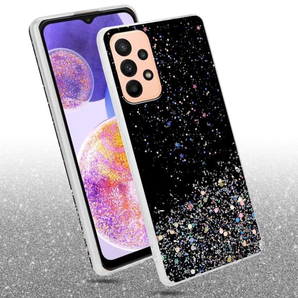 Deksel til Samsung Galaxy A23 4G / 5G med glitrende glitter