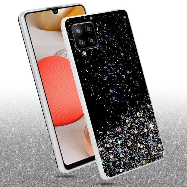 Deksel til Samsung Galaxy A42 5G / M42 5G med glitrende glitter