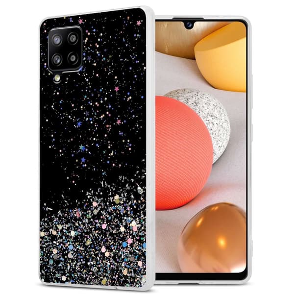 Deksel til Samsung Galaxy A42 5G / M42 5G med glitrende glitter