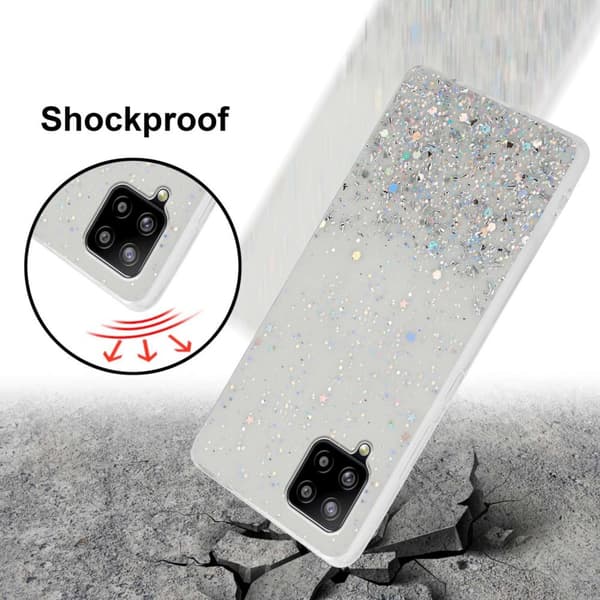 Deksel til Samsung Galaxy A42 5G / M42 5G med glitrende glitter