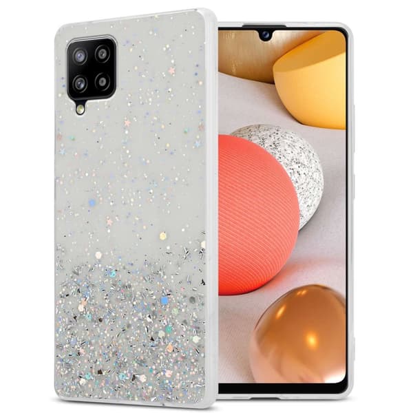 Deksel til Samsung Galaxy A42 5G / M42 5G med glitrende glitter
