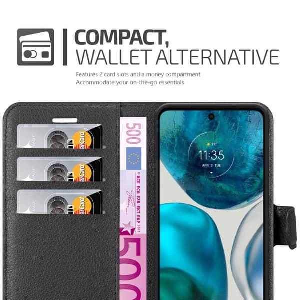Motorola MOTO G52 4G / G82 5G Plånboksfodral Fodral Skal Case med magnetisk stängning, ståfunktion och kortplats