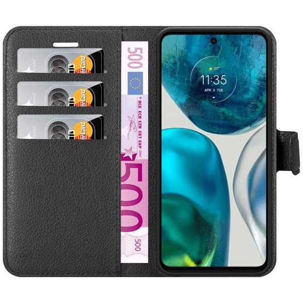 Motorola MOTO G52 4G / G82 5G Plånboksfodral Fodral Skal Case med magnetisk stängning, ståfunktion och kortplats