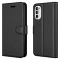 Miniatyrbild 7 av 7: Motorola MOTO G52 4G / G82 5G Plånboksfodral Fodral Skal Case med magnetisk stängning, ståfunktion och kortplats