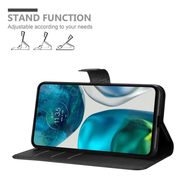 Motorola MOTO G52 4G / G82 5G Plånboksfodral Fodral Skal Case med magnetisk stängning, ståfunktion och kortplats