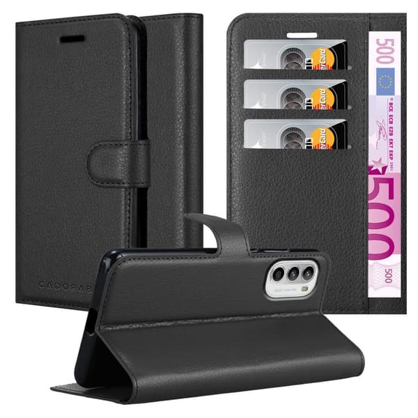 Motorola MOTO G52 4G / G82 5G Plånboksfodral Fodral Skal Case med magnetisk stängning, ståfunktion och kortplats