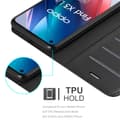 Miniatyrbillede 4 af 7: Oppo FIND X3 LITE Pungetui Cover Case (Sort)