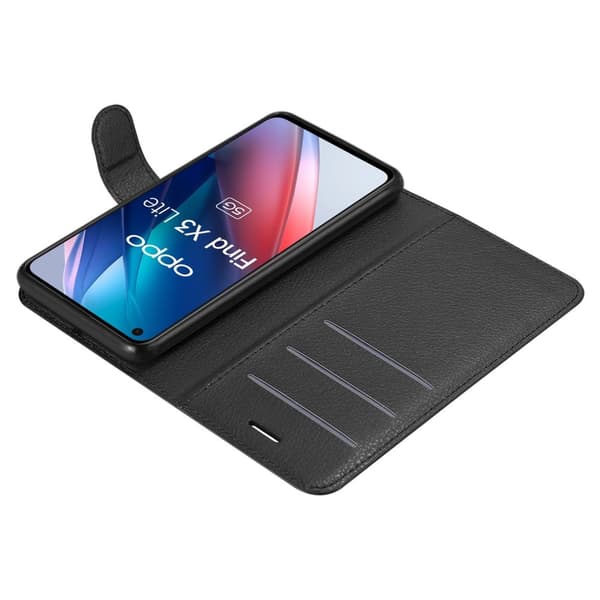 Oppo FIND X3 LITE Pungetui Cover Case (Sort)