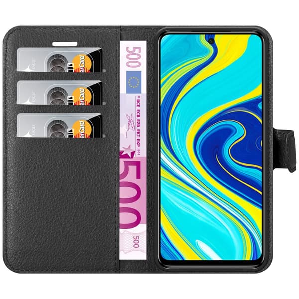Deksel til Xiaomi RedMi NOTE 9 PRO / NOTE 9S Lommebokdeksel med magnetisk lukking, stativfunksjon og kortlomme