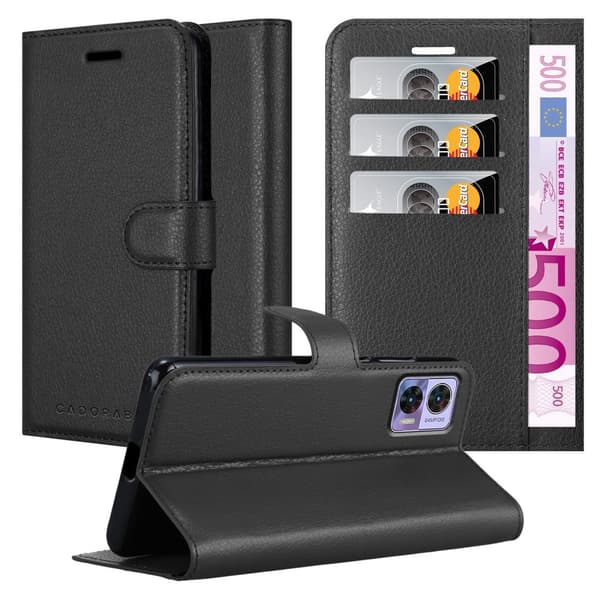 Motorola EDGE 30 NEO Plånboksfodral Fodral Skal Case med magnetisk stängning, ståfunktion och kortplats