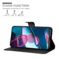 Miniatyrbillede 2 af 7: Motorola EDGE+ Pungetui Cover Case (Sort)