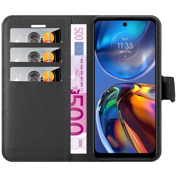 Motorola MOTO E32 4G / E32S Plånboksfodral Fodral Skal Case med magnetisk stängning, ståfunktion och kortplats