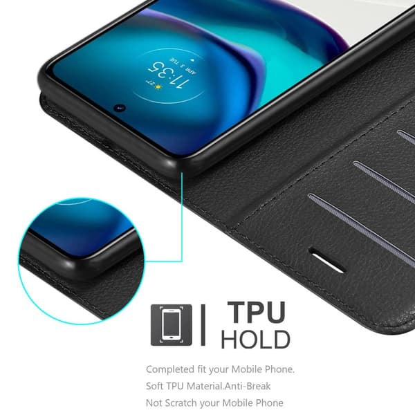 Motorola MOTO G42 Plånboksfodral Fodral Skal Case med magnetisk stängning, ståfunktion och kortplats