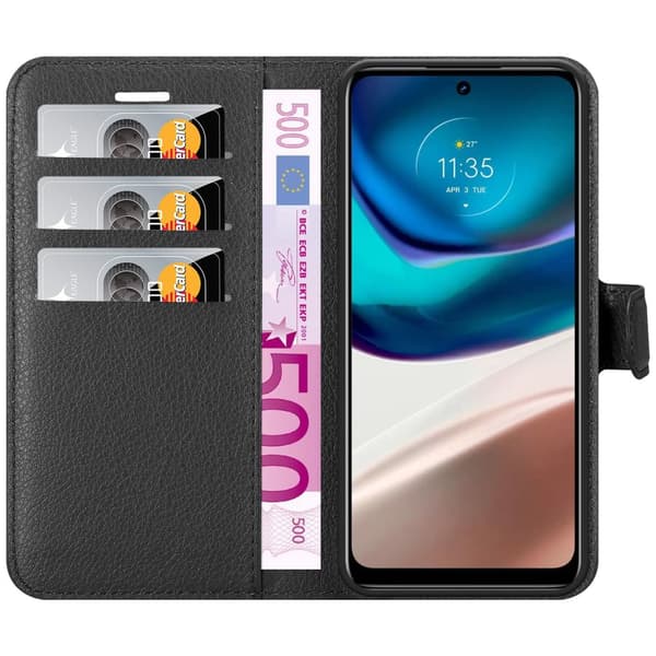 Motorola MOTO G42 Plånboksfodral Fodral Skal Case med magnetisk stängning, ståfunktion och kortplats