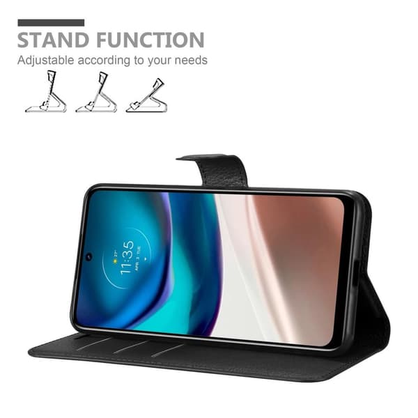 Motorola MOTO G42 Plånboksfodral Fodral Skal Case med magnetisk stängning, ståfunktion och kortplats
