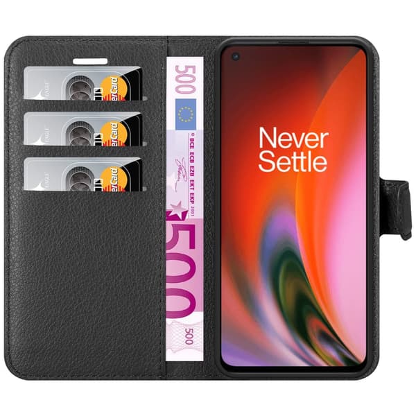 Deksel til OnePlus Nord 2 5G Lommebokdeksel med magnetisk lukking, stativfunksjon og kortlomme