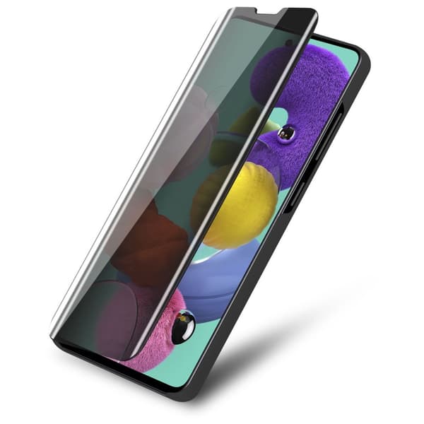Etui for Samsung Galaxy A51 5G Deksel Clear View Mirror Beskyttelsesetui med stativfunksjon 360 graders beskyttelse