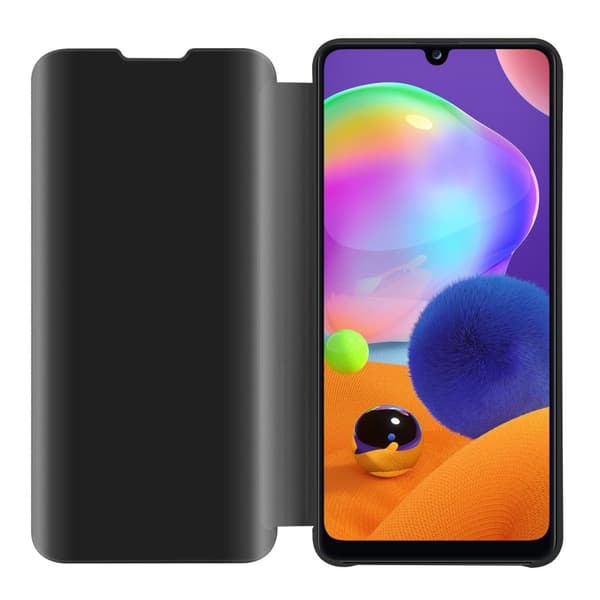 Samsung Galaxy A31 Skal Plånboksfodral Clear View Mirror Skyddsomslag med standfunktion 360 graders skydd