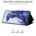 Miniatyrbilde 4 av 6: Etui for Xiaomi 11T / 11T PRO Deksel Clear View Mirror Beskyttelsesetui med stativfunksjon 360 graders beskyttelse